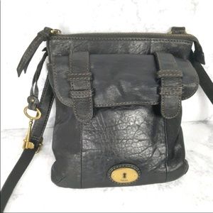 Fossil Leather Crossbody Bag